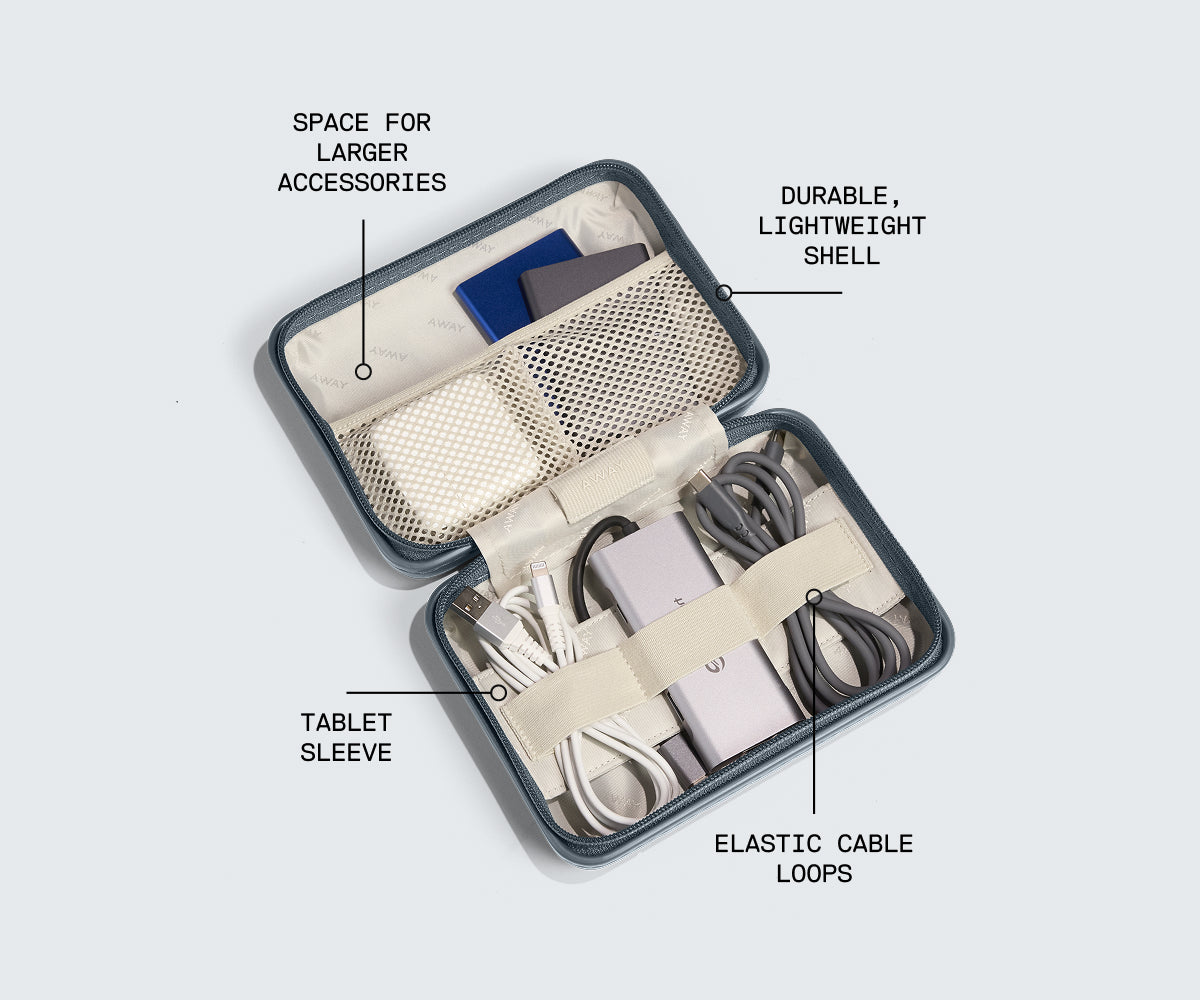 Mini Tech Case in Coast Blue