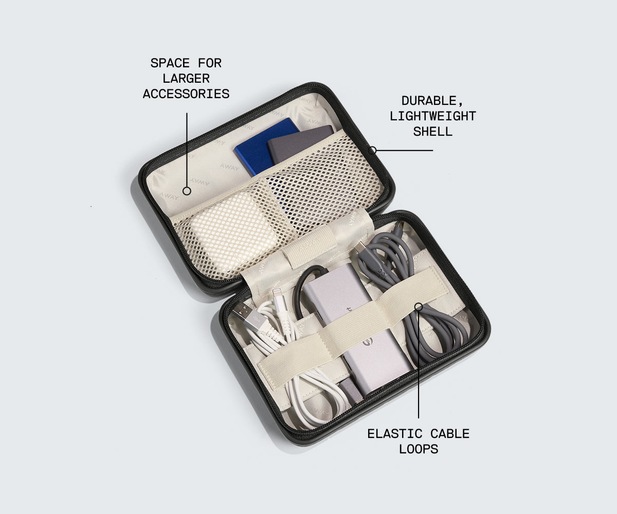Mini Tech Case in Jet Black