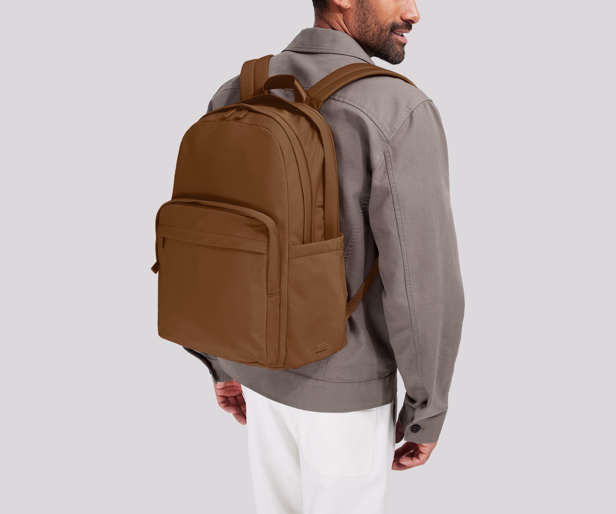 Person wearing the Large Featherlight Backpack