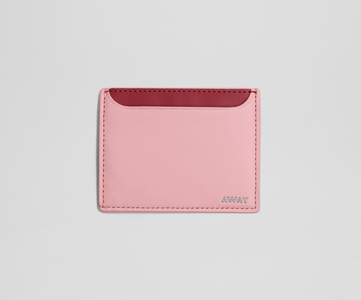 Front product view of the Card Case in Jet Black