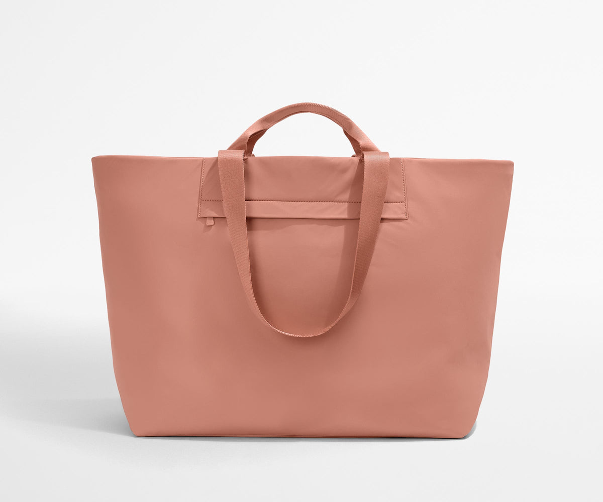 Front view of the Large Featherlight Tote with the handles and shoulder straps