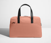 Back view of The Overnight bag with trolley sleeve pass-through