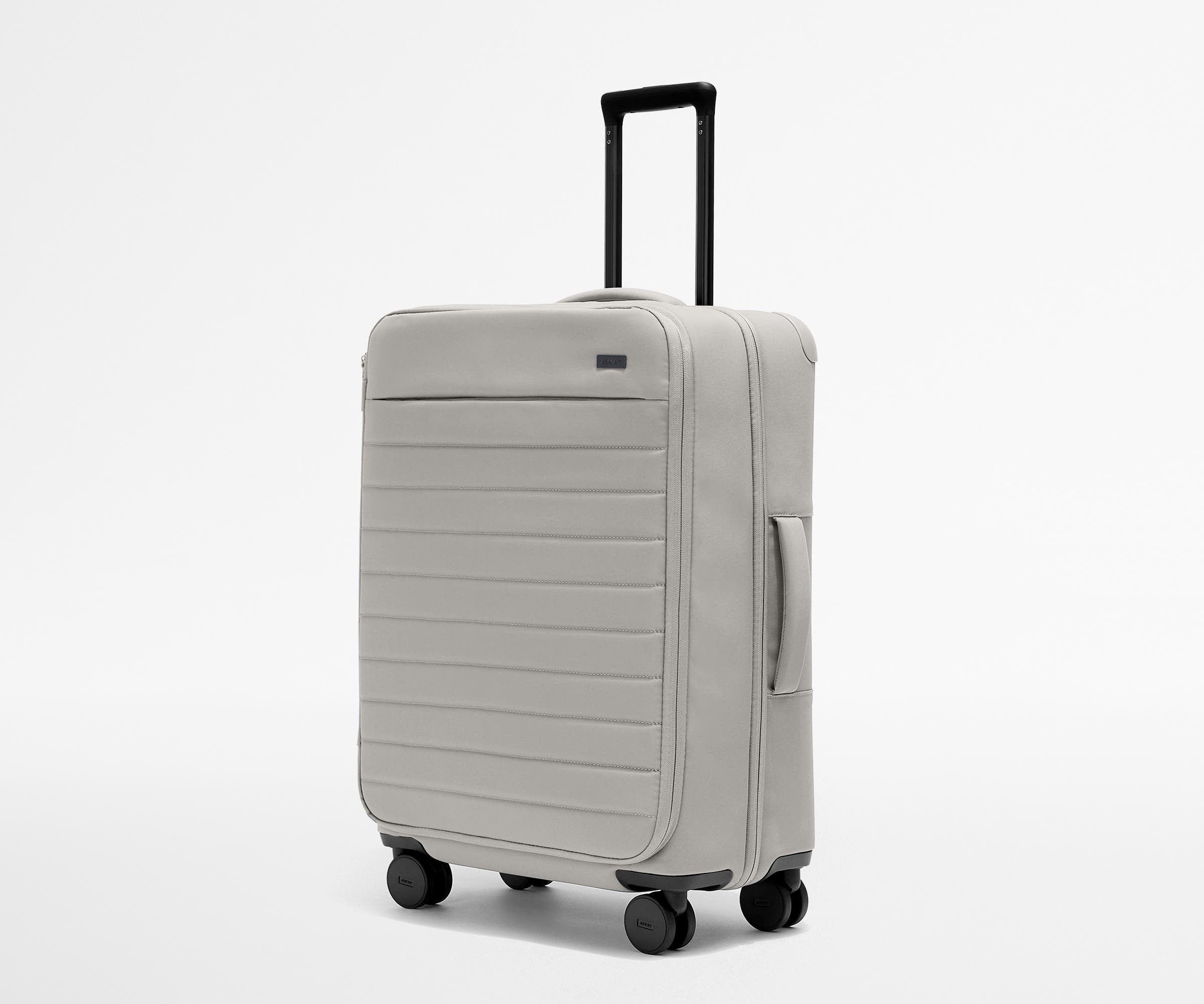 Angled view of the Softside Medium suitcase