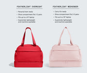 Featherlight Overnight Bag in Jet Black