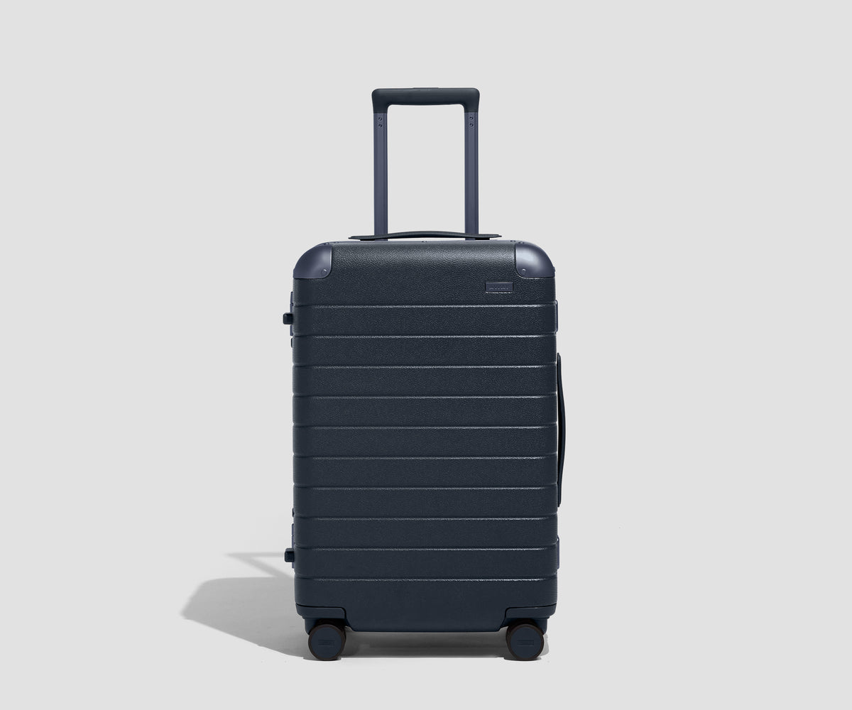 The Aluminum Edge Bigger Carry-On in Atlantic Blue