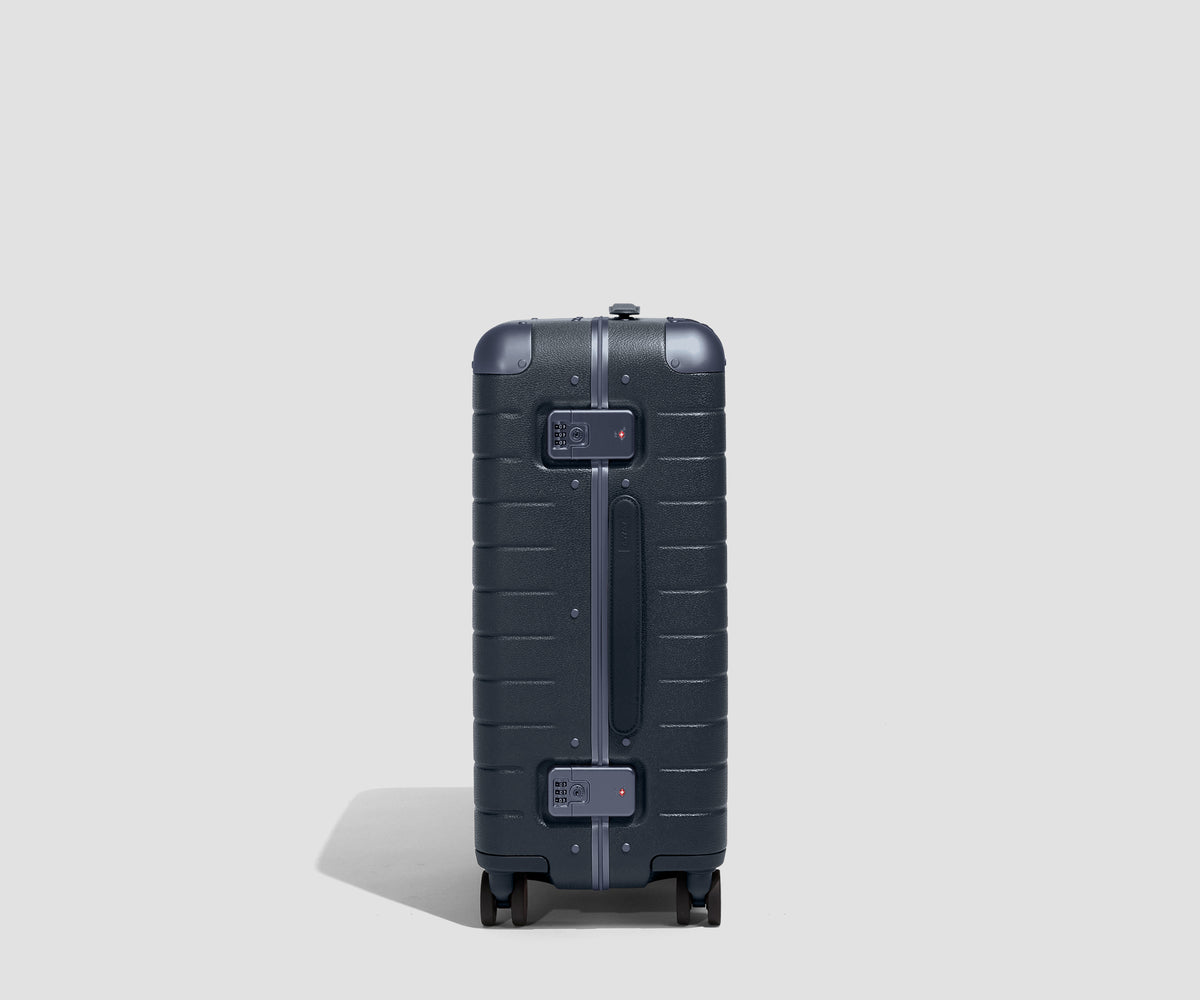 The Aluminum Edge Bigger Carry-On in Atlantic Blue