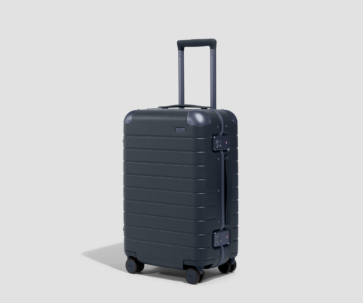 The Aluminum Edge Carry-On in Atlantic Blue