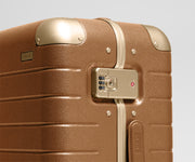 The Aluminum Edge Large in Cognac Brown