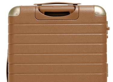 The Aluminum Edge Medium in Cognac Brown
