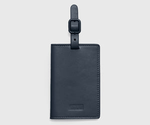 Aluminum Luggage Tag in Arctic Steel