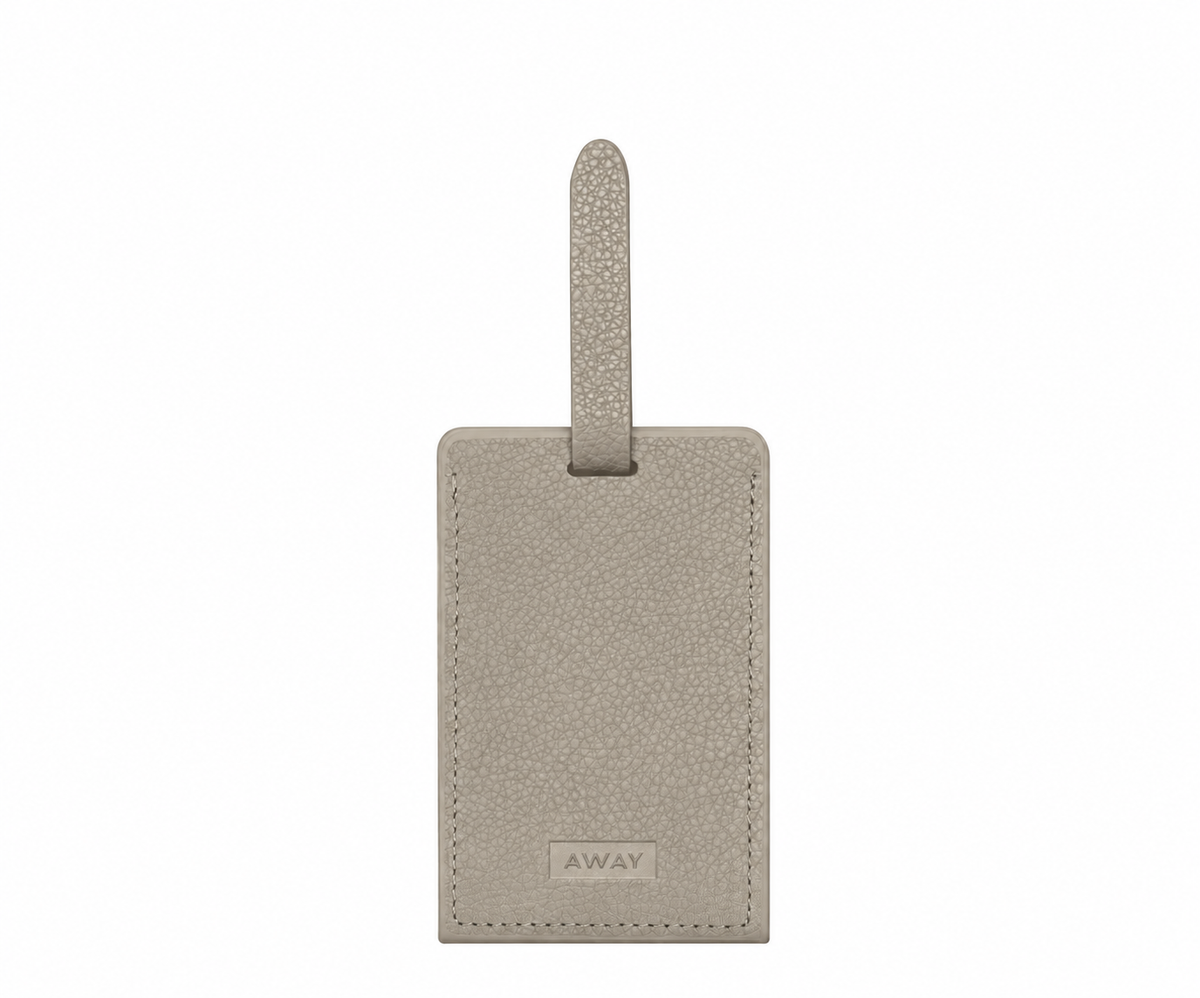 Aluminum Edge Tag in Champagne White