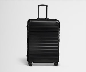 Front view of the Large: Aluminum Edition in Onyx Black