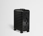 Angled product view of the Medium: Aluminum Edition in Onyx Black