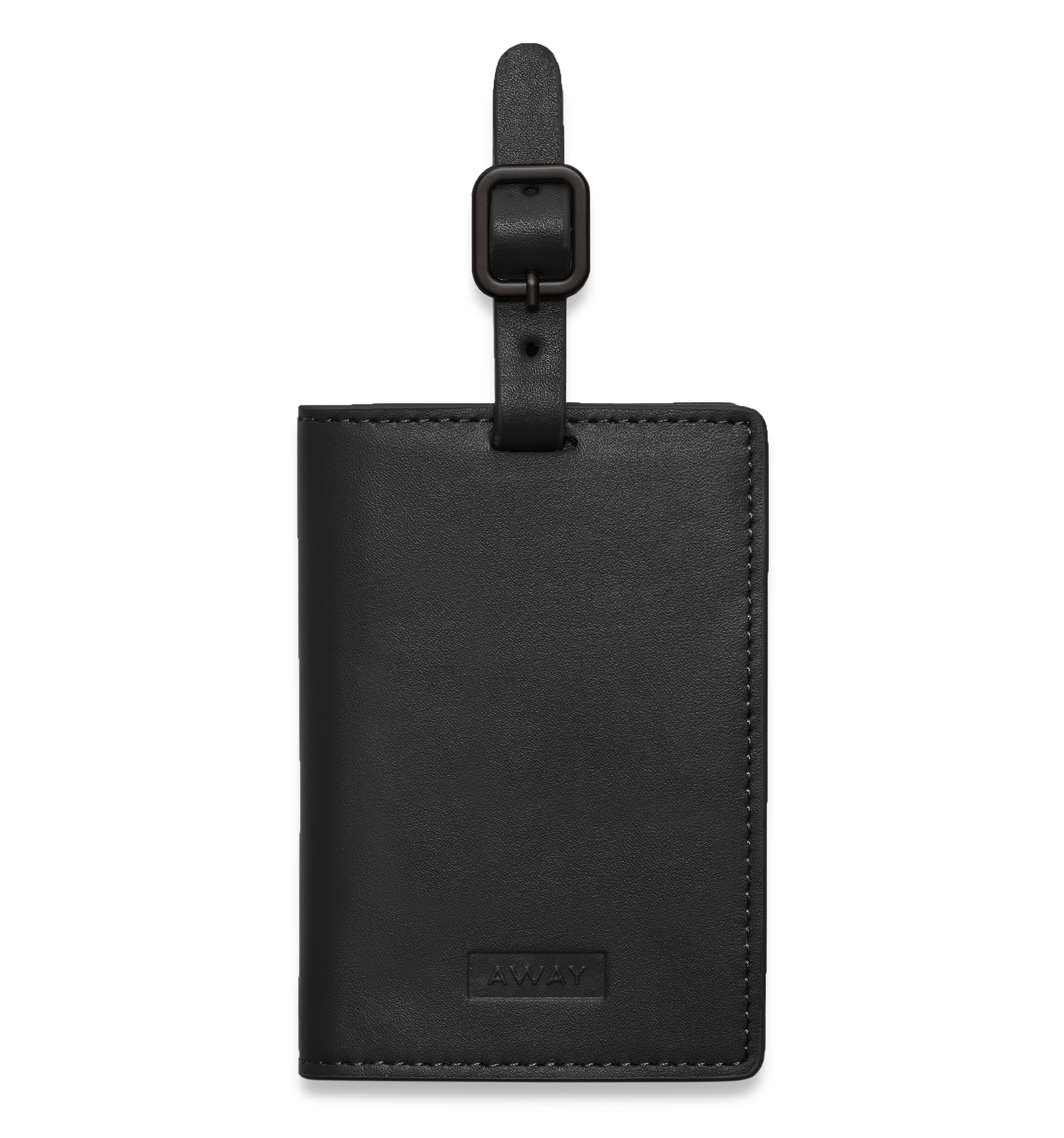 Aluminum Luggage Tag in Onyx Black Standard