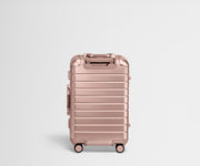 Back view of The Bigger Carry-On: Aluminum Edition in Rose Gold
