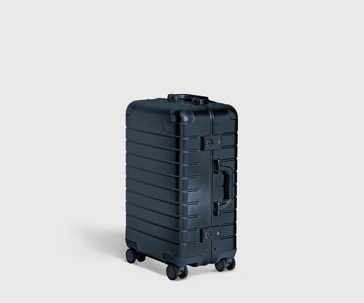 The Aluminum Bigger Carry-On in Arctic Steel