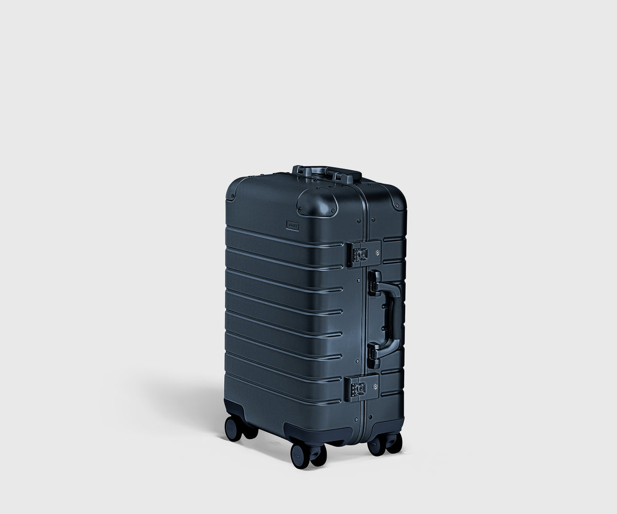 The Aluminum Carry-On in Arctic Steel