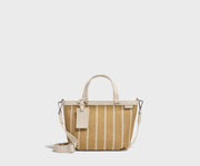 Mini Straw Riviera Tote in White Seagrass