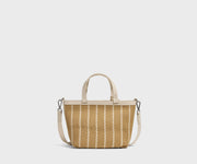 Mini Straw Riviera Tote in White Seagrass