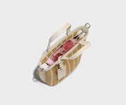 Mini Straw Riviera Tote in White Seagrass