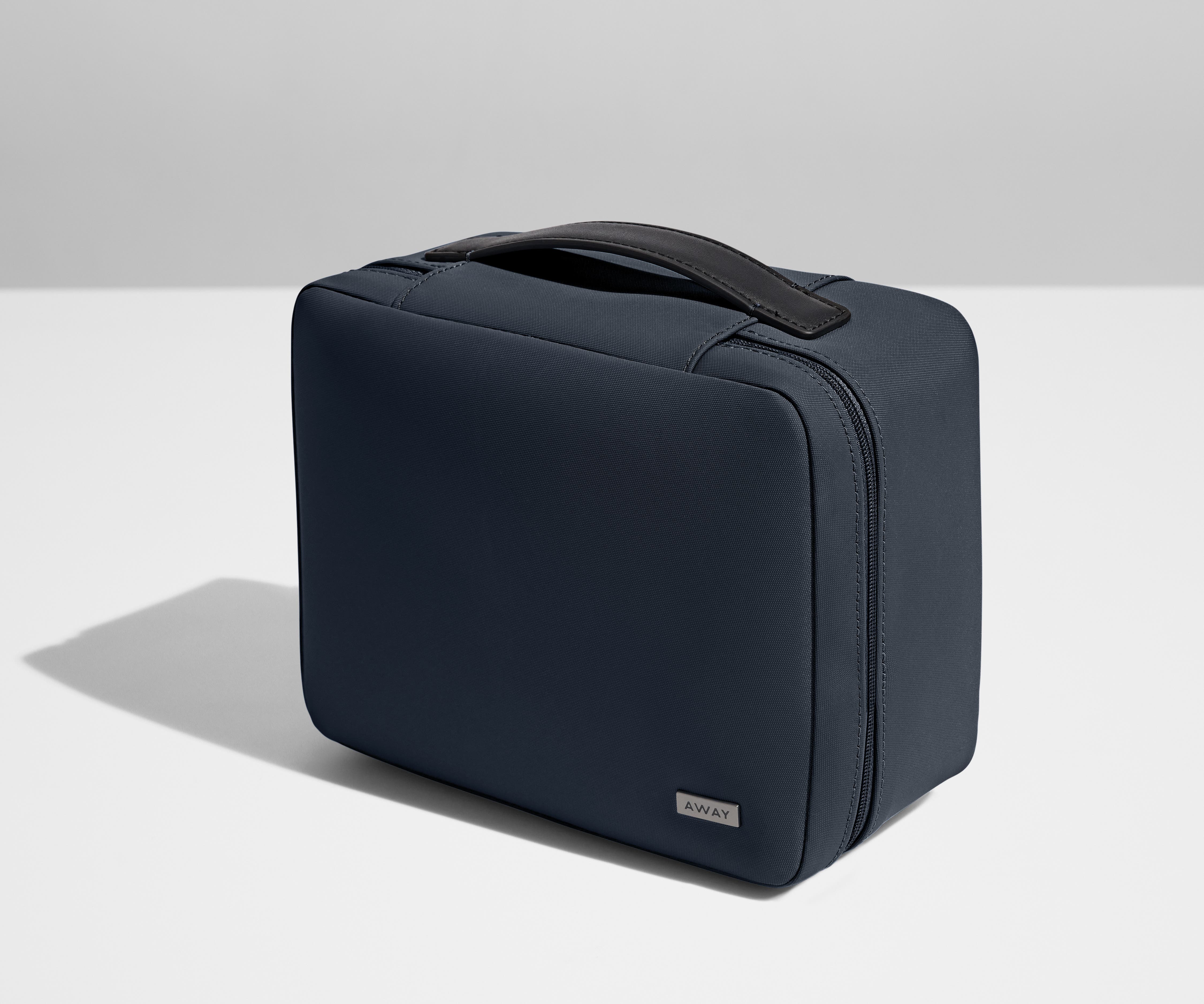 Angled view of the Cosmetics Bag