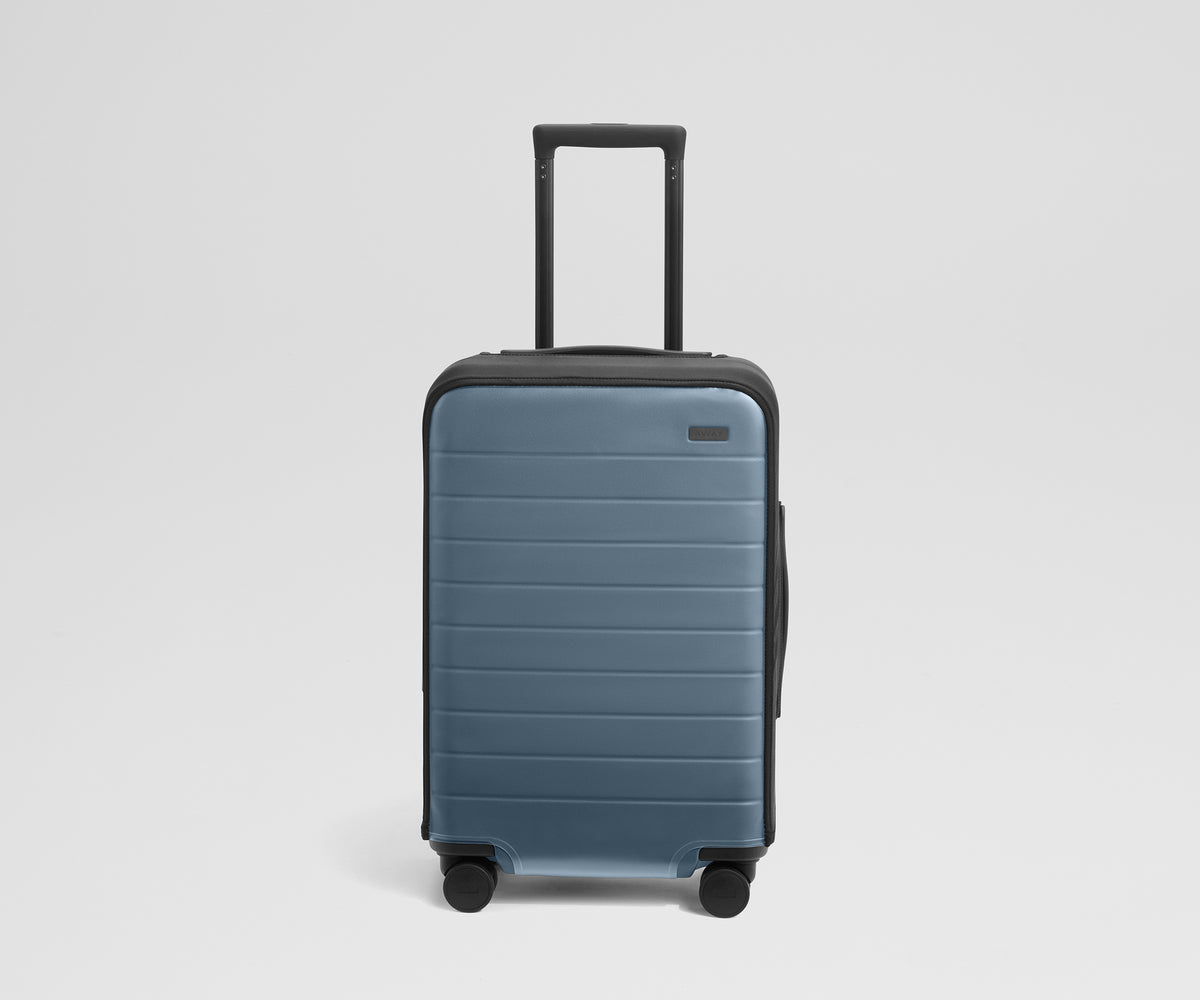 Clear Luggage Cover in The Carry-On