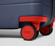 Custom Carry-On Wheel Set in Cherry Red