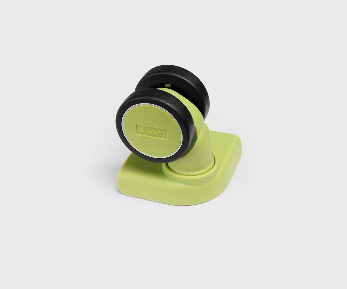 Custom Checked Wheel Set in Chartreuse Spark