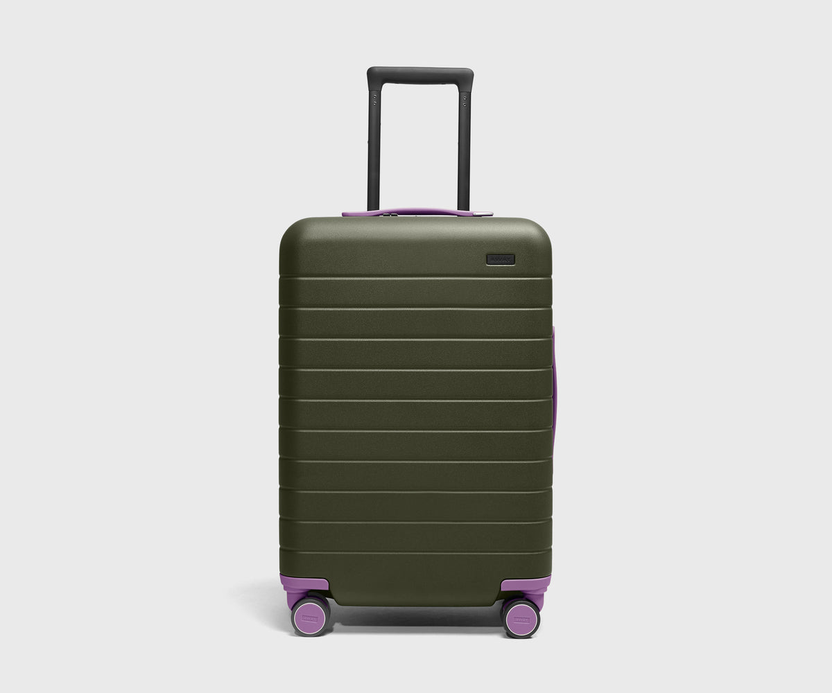 Custom Carry-On Wheel Set in Electric Iris