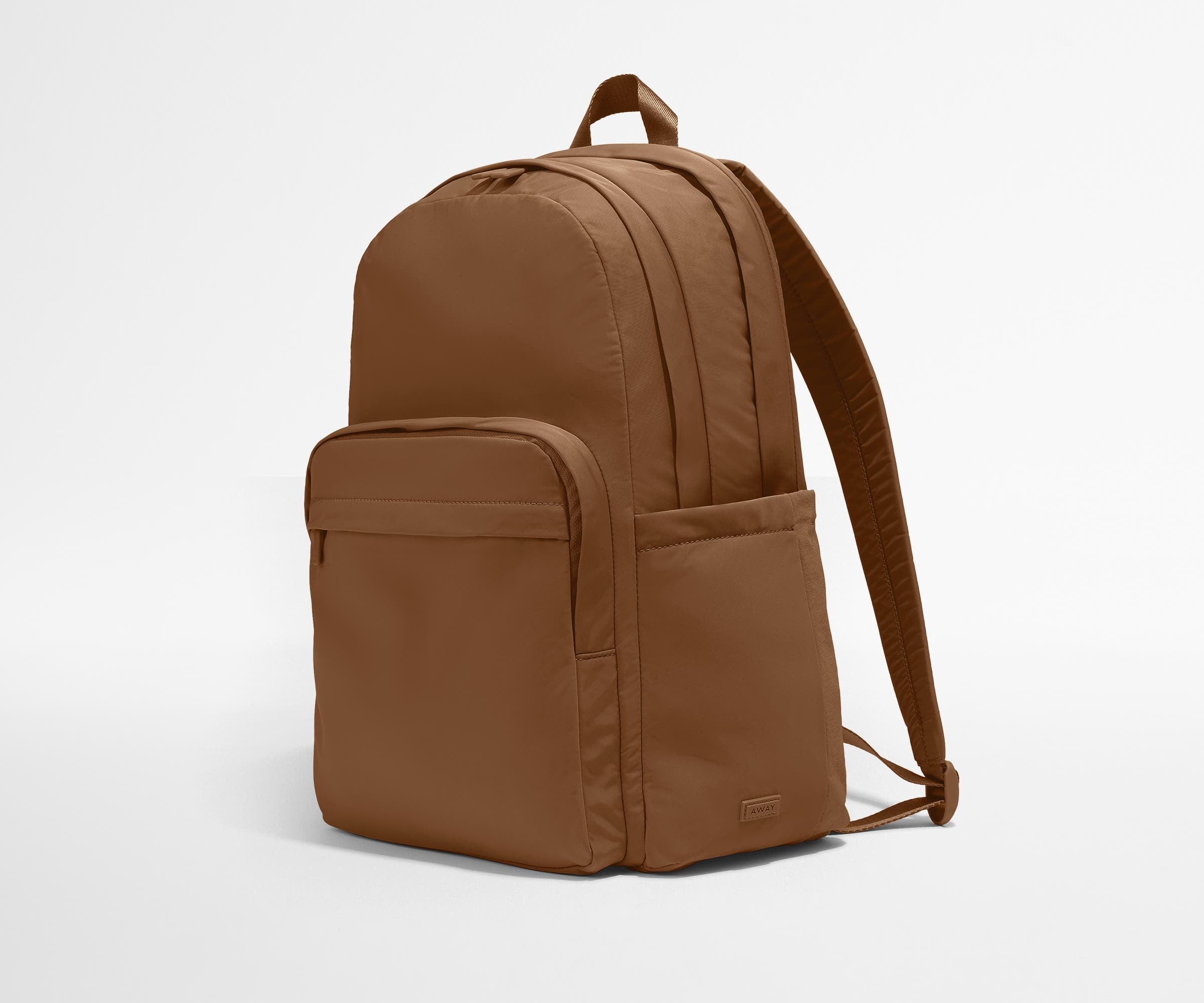 Angled view of the Large Featherlight Backpack