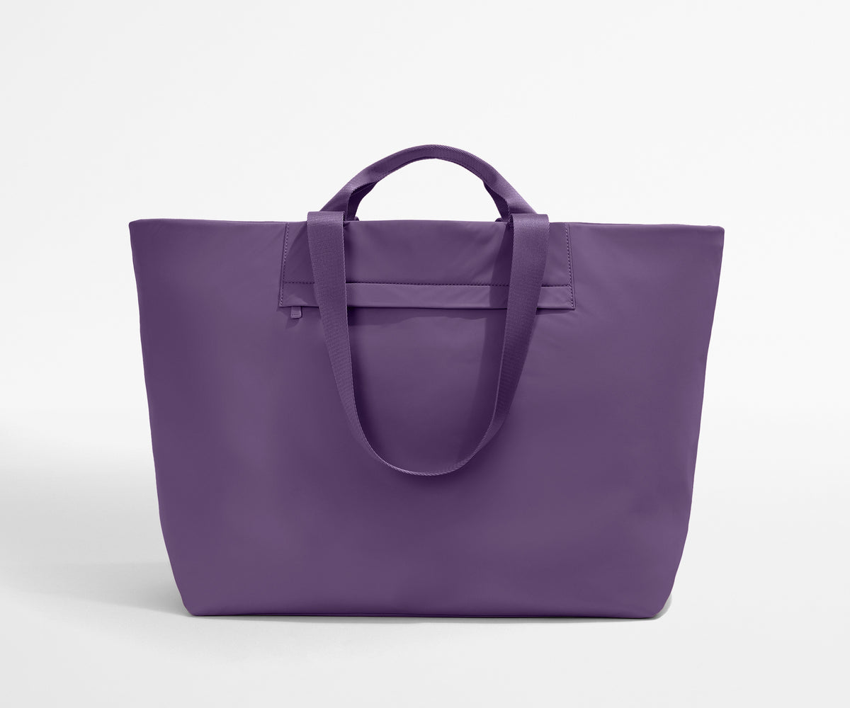 Front view of the Large Featherlight Tote with the handles and shoulder straps