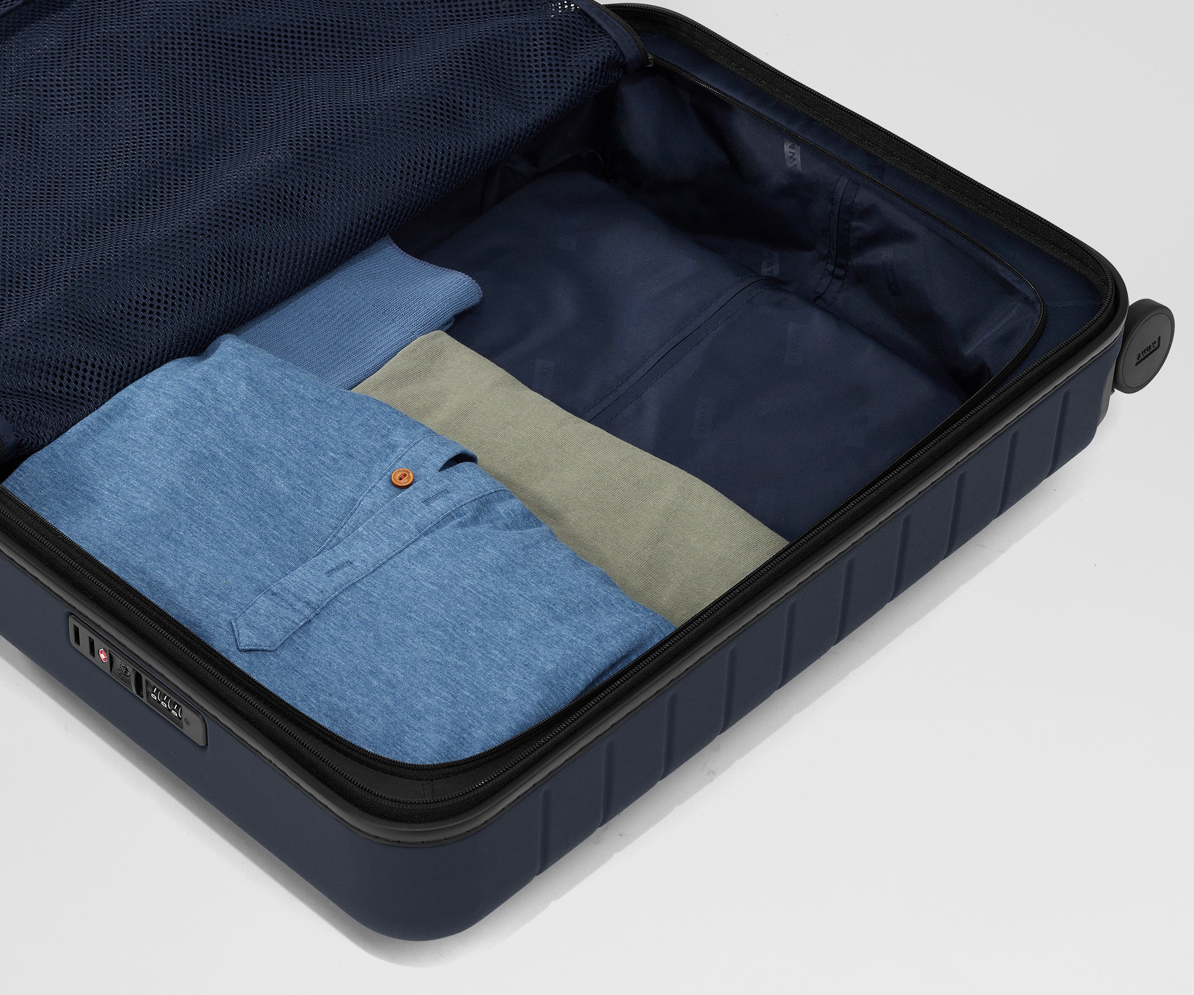 The Executive Bigger Carry-On in Navy Blue