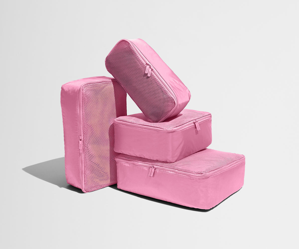 The Insider Packing Cubes in Mochi Pink