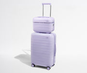 The Train Case in Glazed Lavender Haze Purple