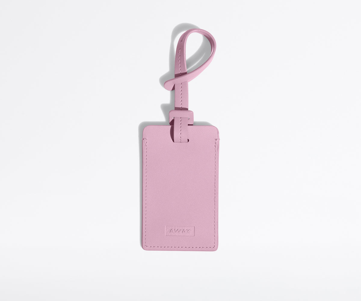 The Luggage Tag in Glacial Pink