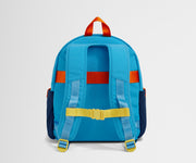 Back product view of the Kids Backpack in Splash Blue