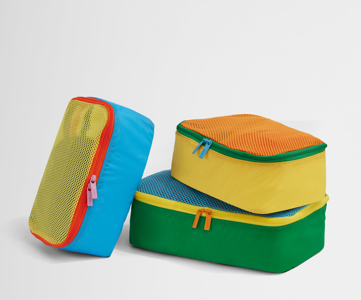 Kids Packing Cubes in Fruit Punch