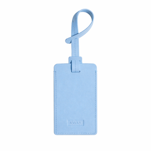 The Luggage Tag in Opal Blue