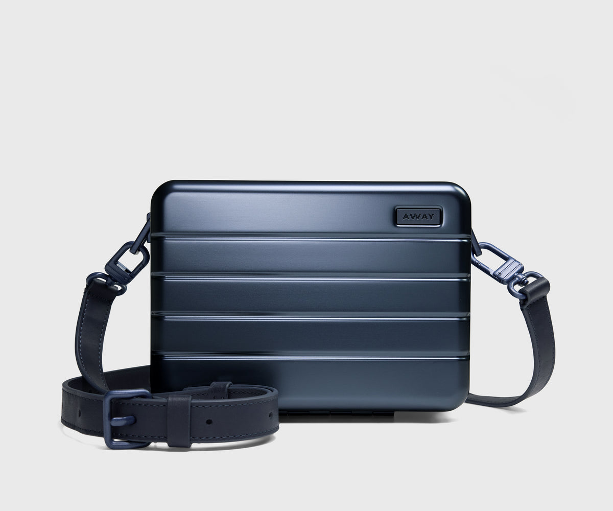 Aluminum Mini Crossbody in Arctic Steel