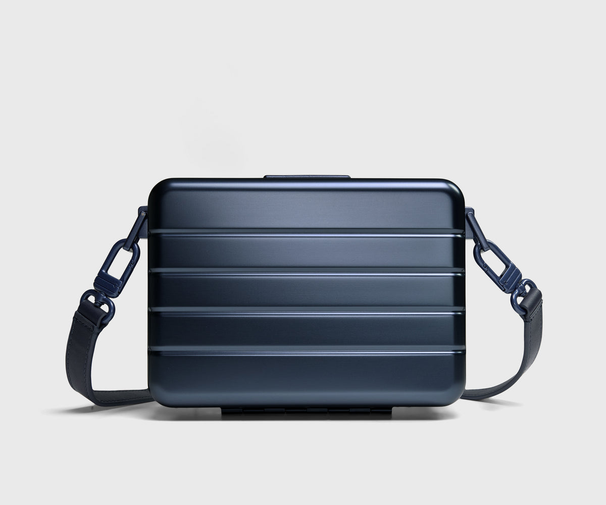 Aluminum Mini Crossbody in Arctic Steel