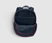 Unzipped, unpacked view of the Active Backpack