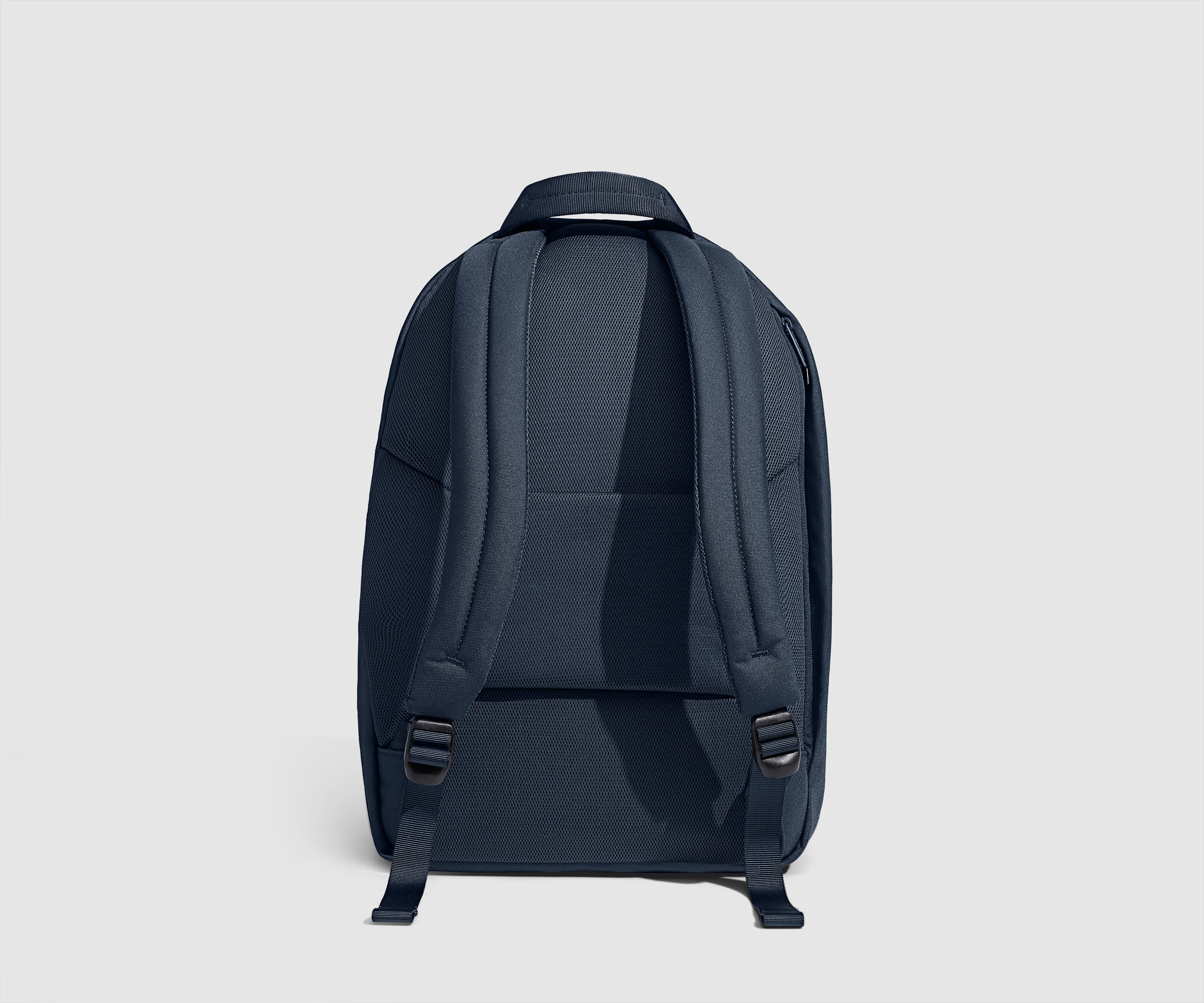 Padded shoulder straps and trolley sleeve on the back of the Backpack