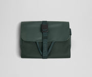 Folded Active Hanging Toiletry Bag with strap buckled