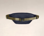 Back view of The Packable Sling Bag's adjustable crossbody strap and buckle closure