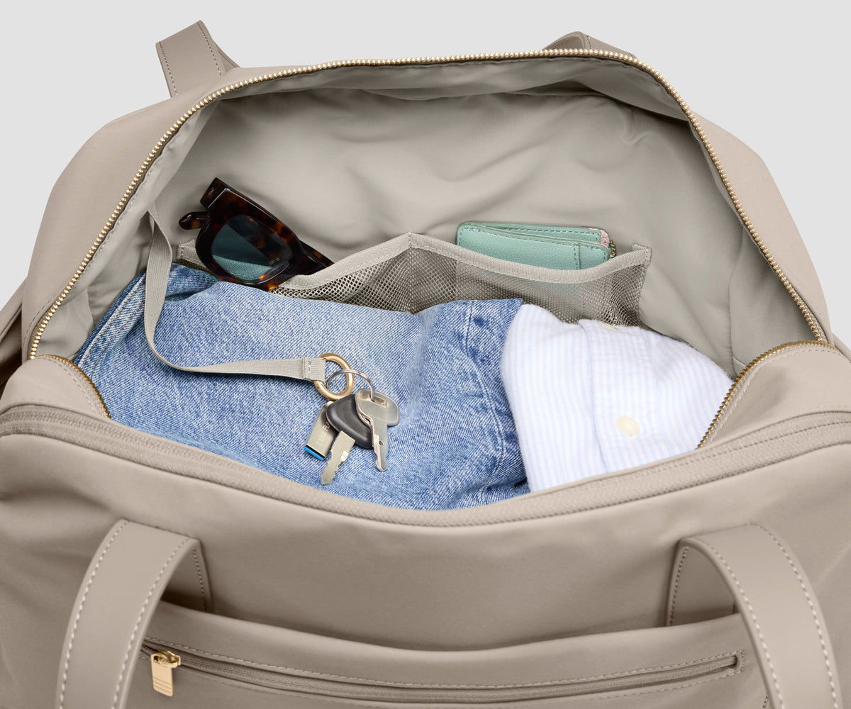 Signature Companion Bag in Dune Taupe