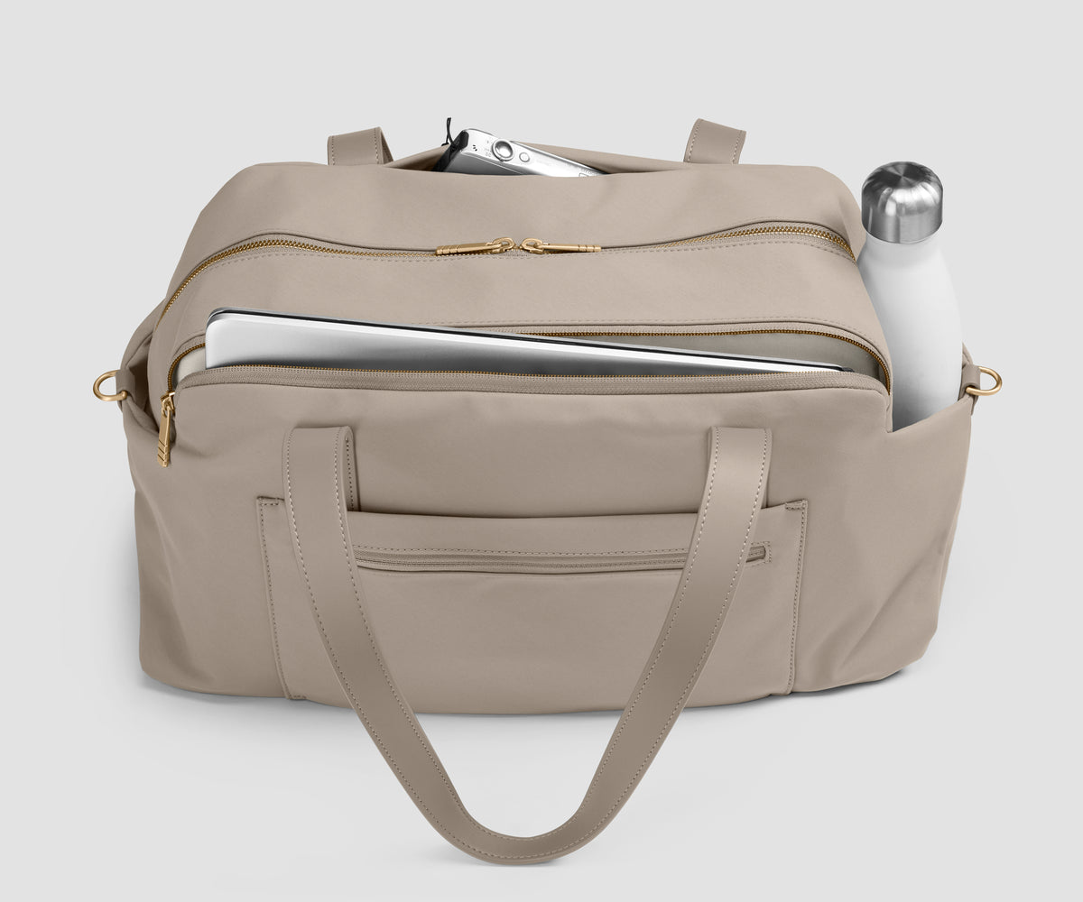 Signature Companion Bag in Dune Taupe