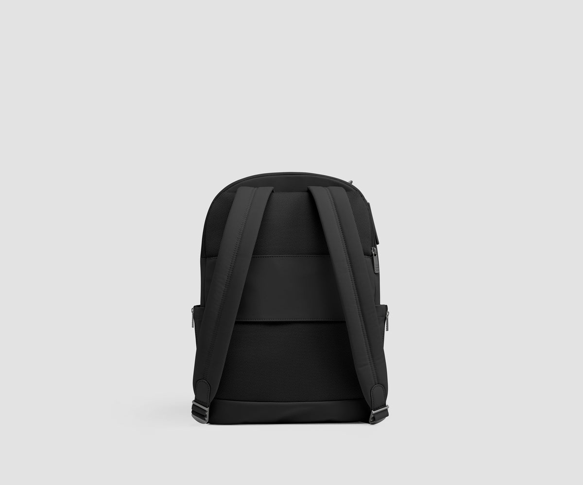 Slim Commuter Backpack in Jet Black