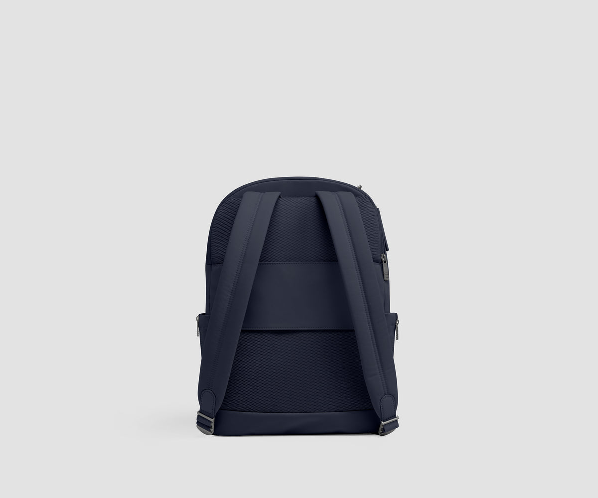 Slim Commuter Backpack in Navy Blue