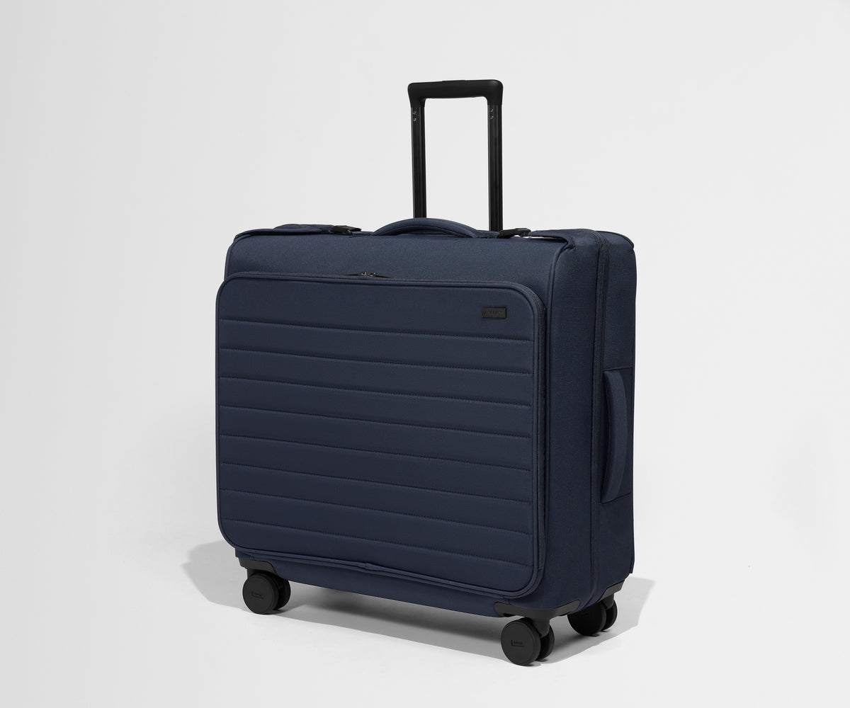 Softside Garment Roller in Navy Blue
