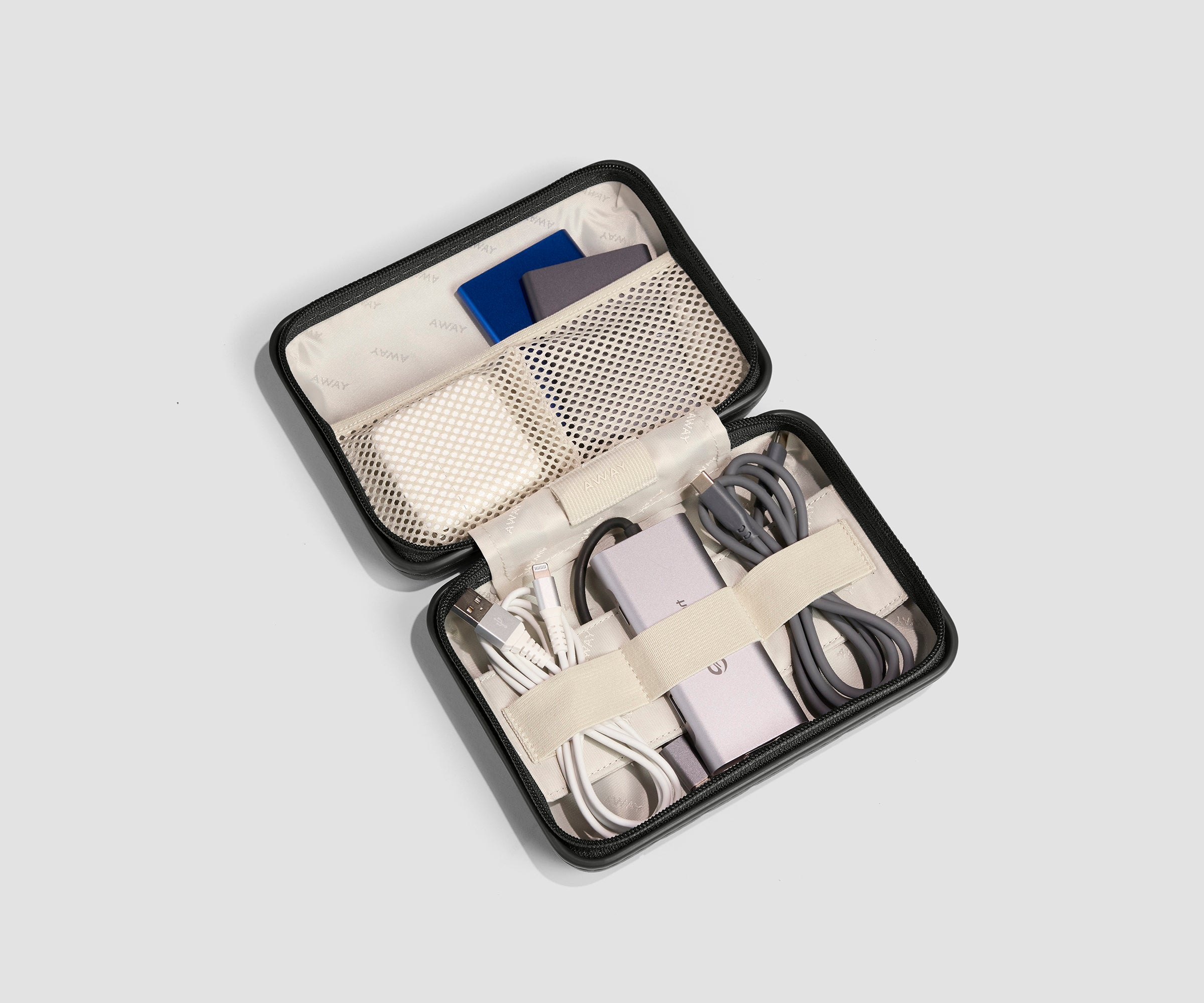 Mini Tech Case in Jet Black